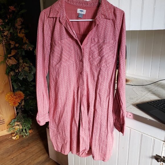 Medium Old Navy Coral Pink Dress - Picture 3 of 3
